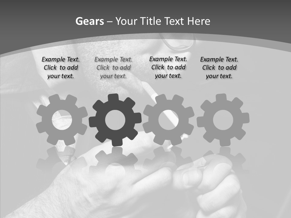 Art Background Spot PowerPoint Template