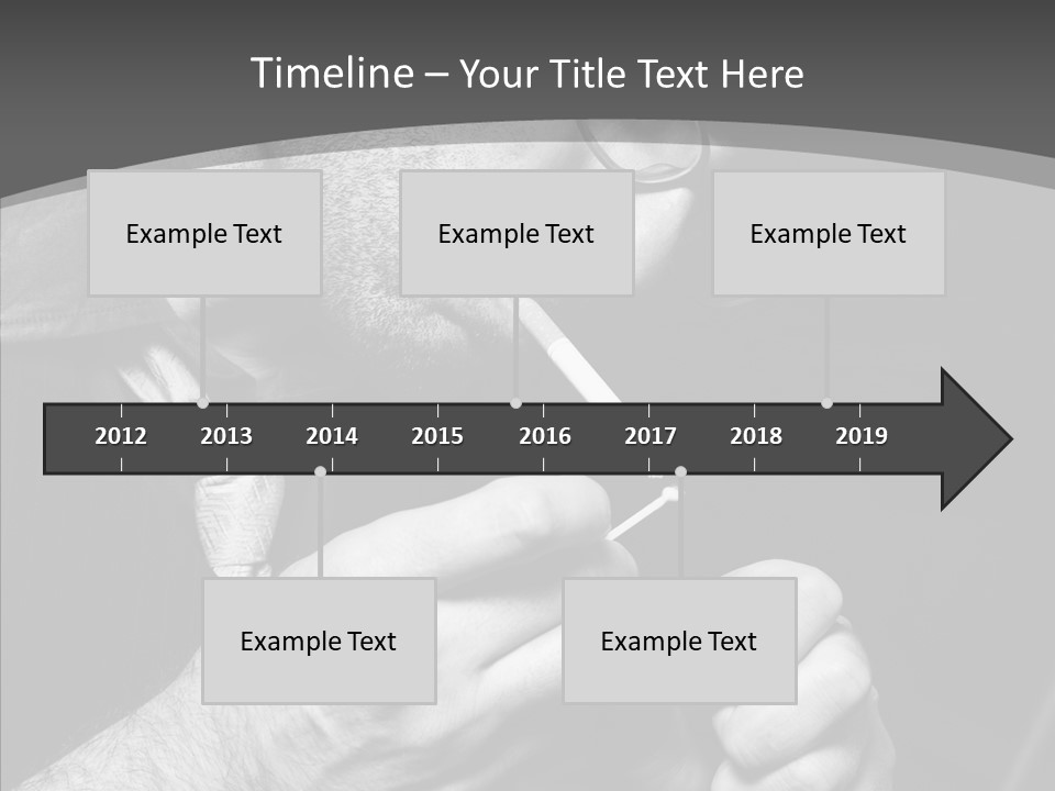 Art Background Spot PowerPoint Template