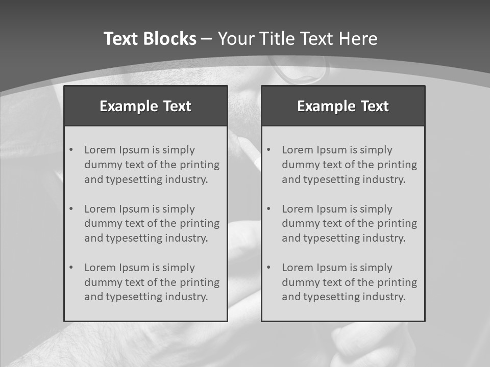 Art Background Spot PowerPoint Template