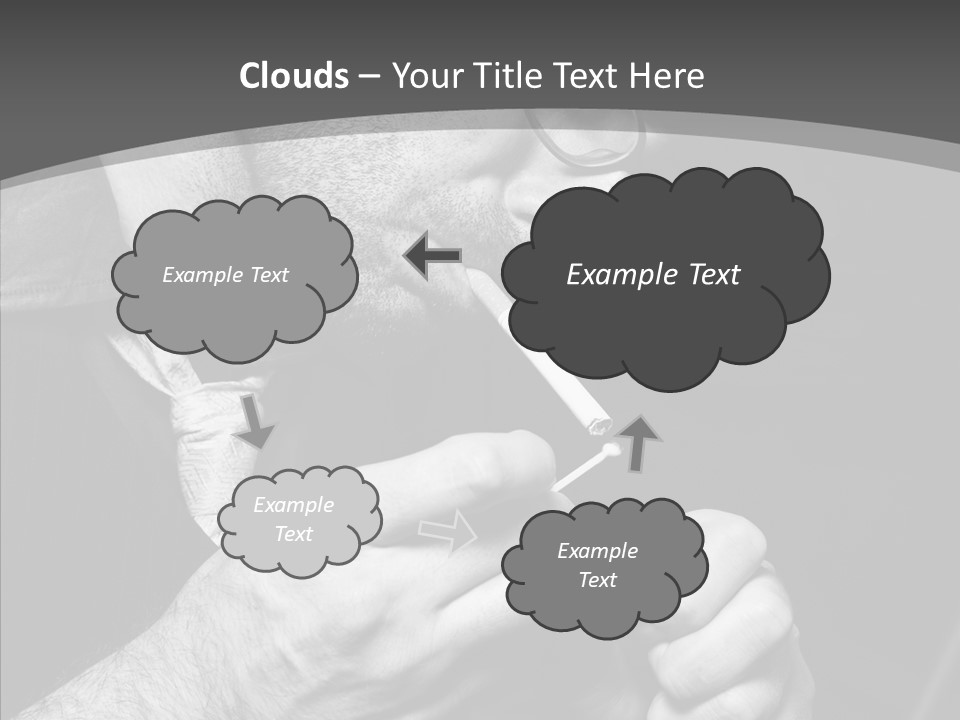 Art Background Spot PowerPoint Template