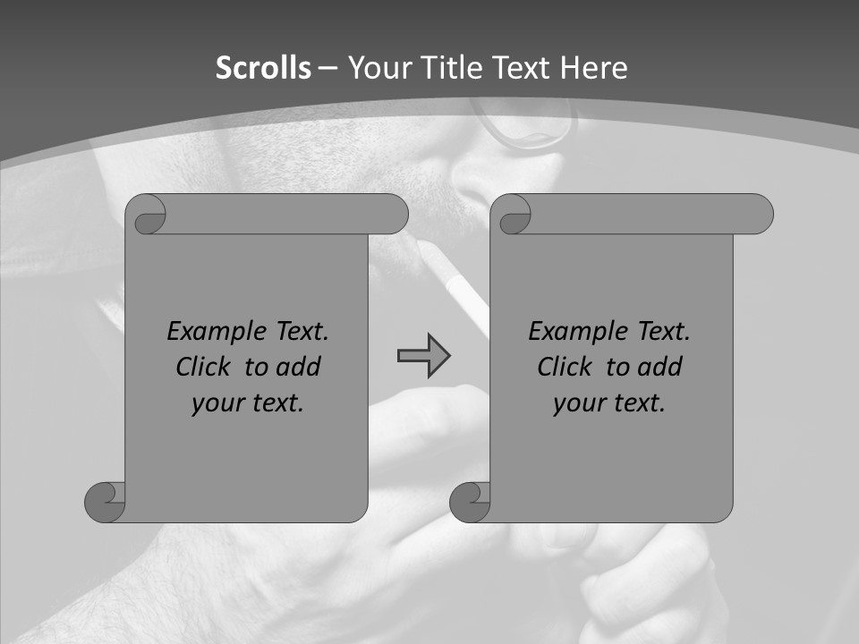 Art Background Spot PowerPoint Template