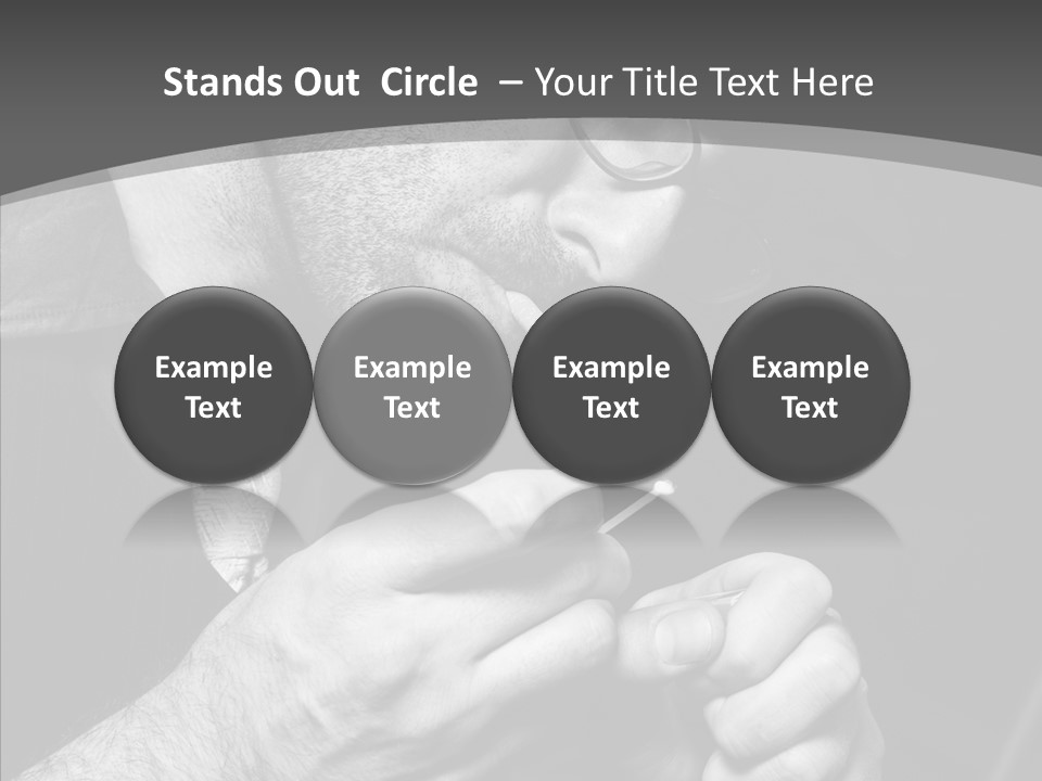 Art Background Spot PowerPoint Template