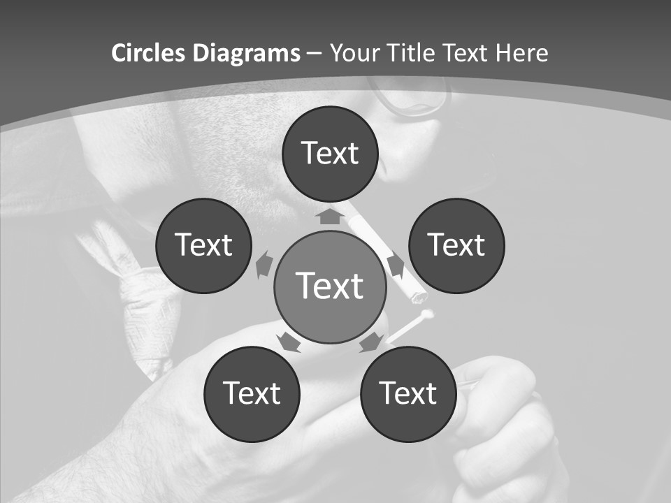 Art Background Spot PowerPoint Template