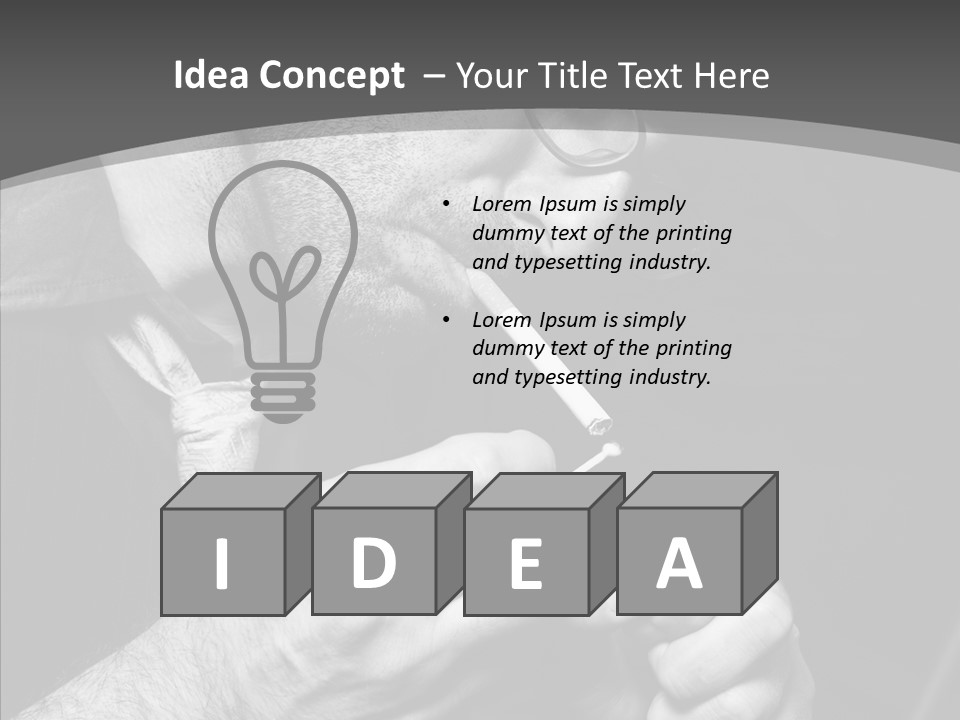 Art Background Spot PowerPoint Template