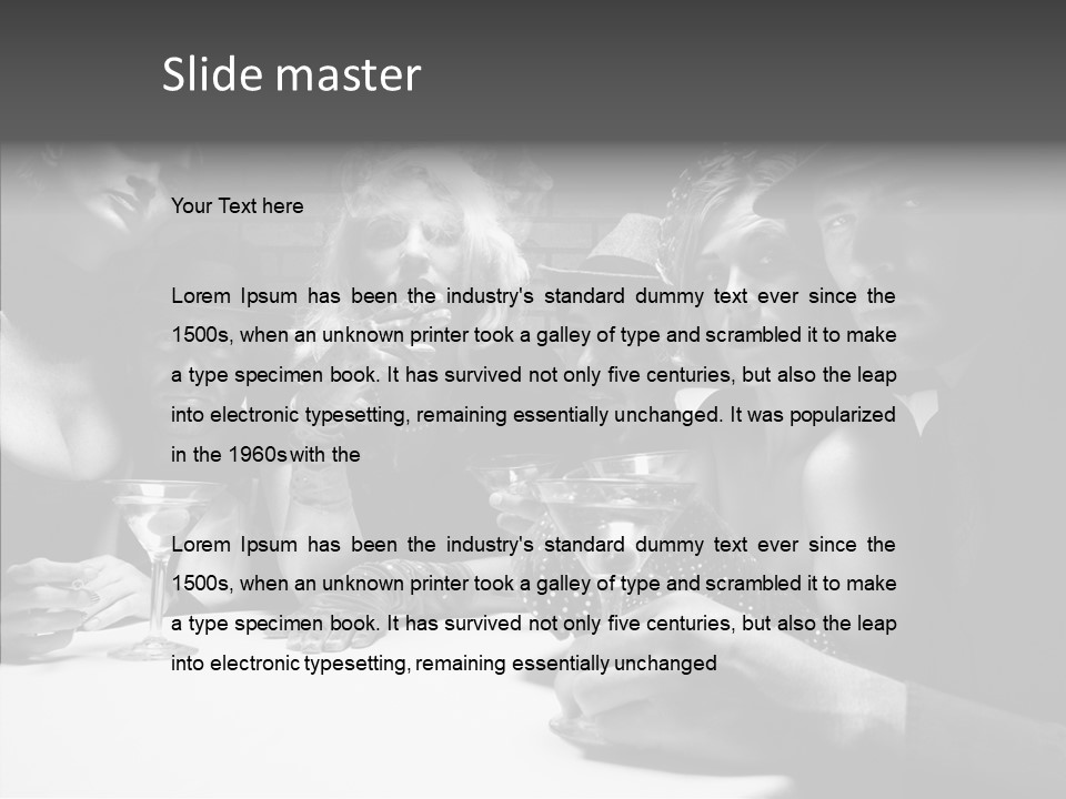 Lipstick Positivity Studio PowerPoint Template