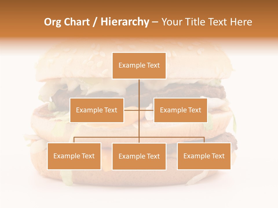 White Snack Dinner PowerPoint Template