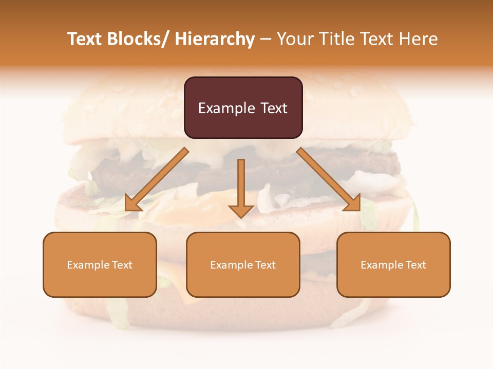White Snack Dinner PowerPoint Template