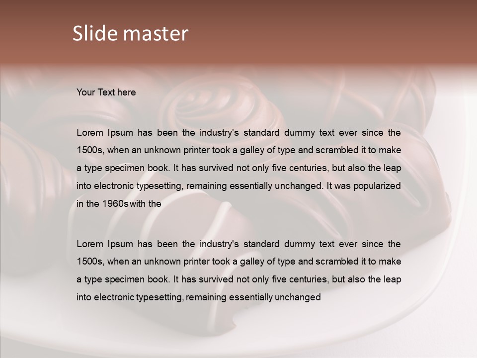 Conceptual Sweetener Tempt PowerPoint Template