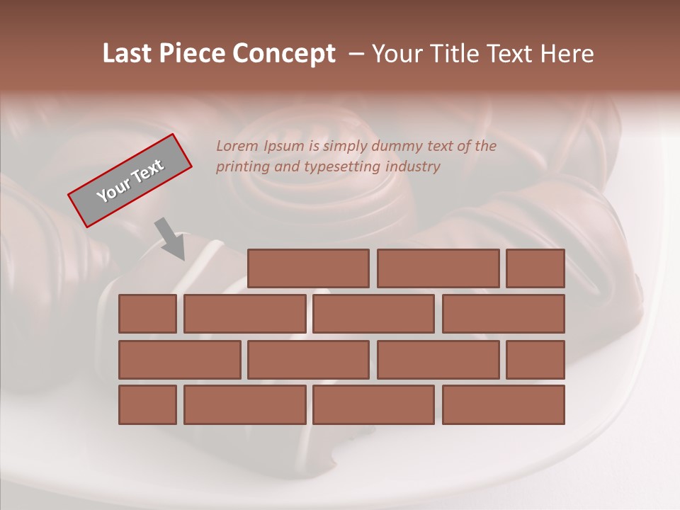 Conceptual Sweetener Tempt PowerPoint Template