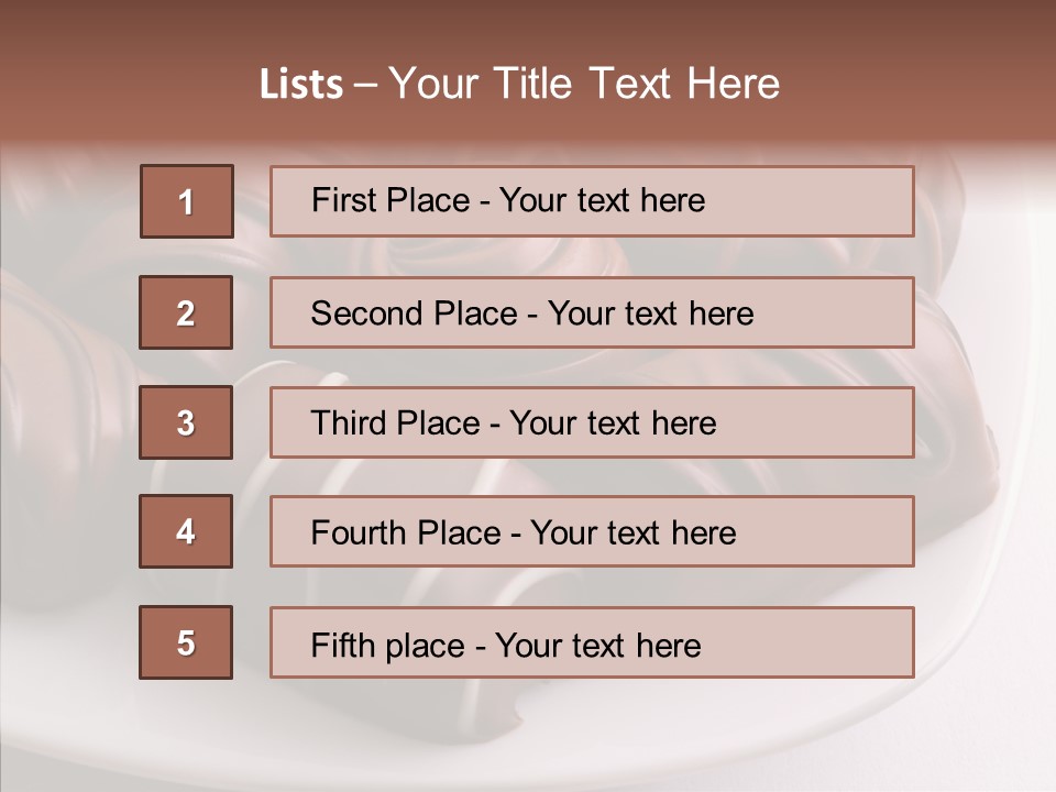 Conceptual Sweetener Tempt PowerPoint Template