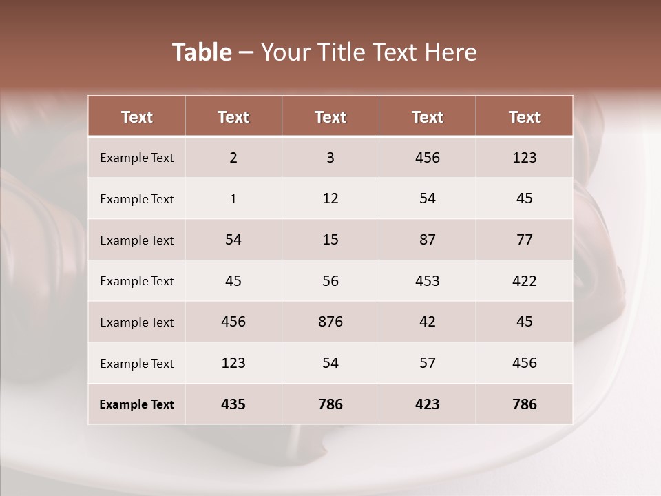 Conceptual Sweetener Tempt PowerPoint Template