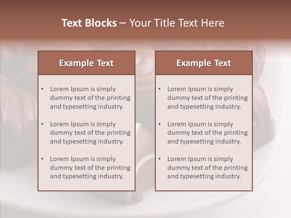 Conceptual Sweetener Tempt PowerPoint Template