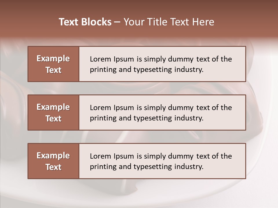Conceptual Sweetener Tempt PowerPoint Template