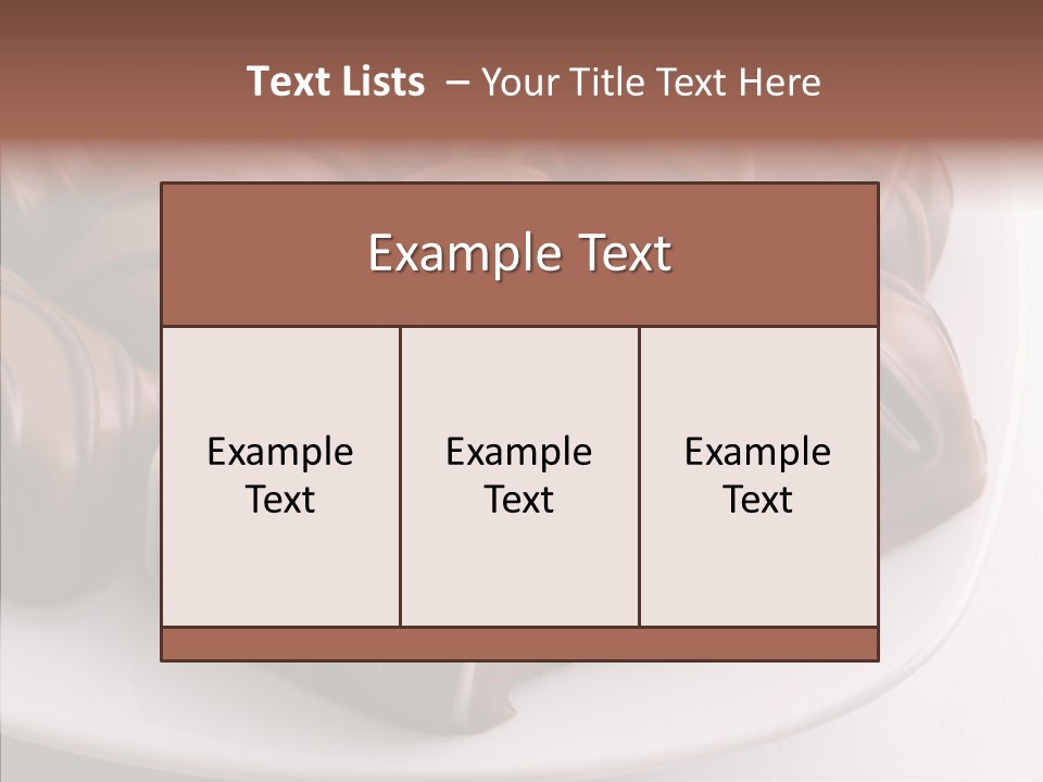 Conceptual Sweetener Tempt PowerPoint Template