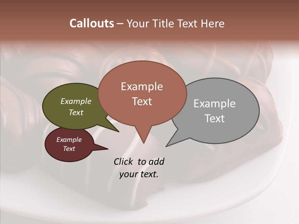 Conceptual Sweetener Tempt PowerPoint Template