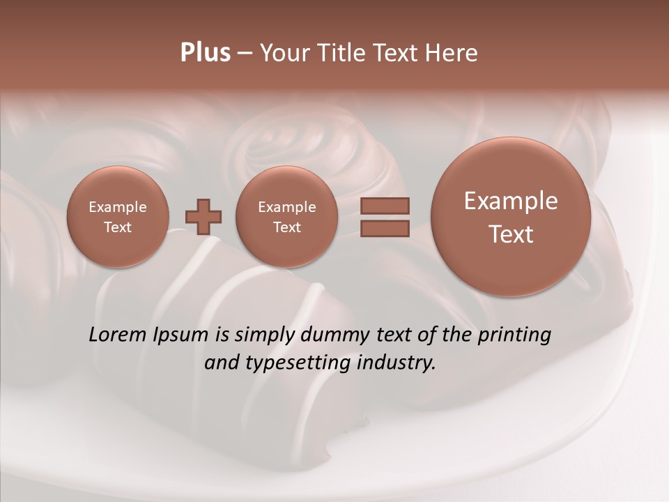 Conceptual Sweetener Tempt PowerPoint Template