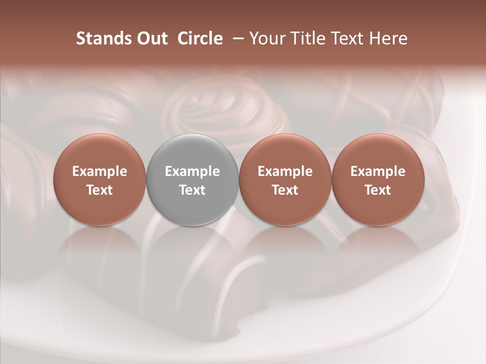 Conceptual Sweetener Tempt PowerPoint Template