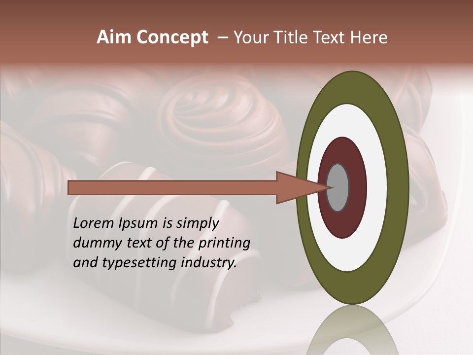 Conceptual Sweetener Tempt PowerPoint Template