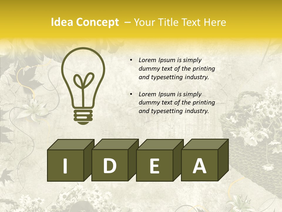 Style Brush Art PowerPoint Template