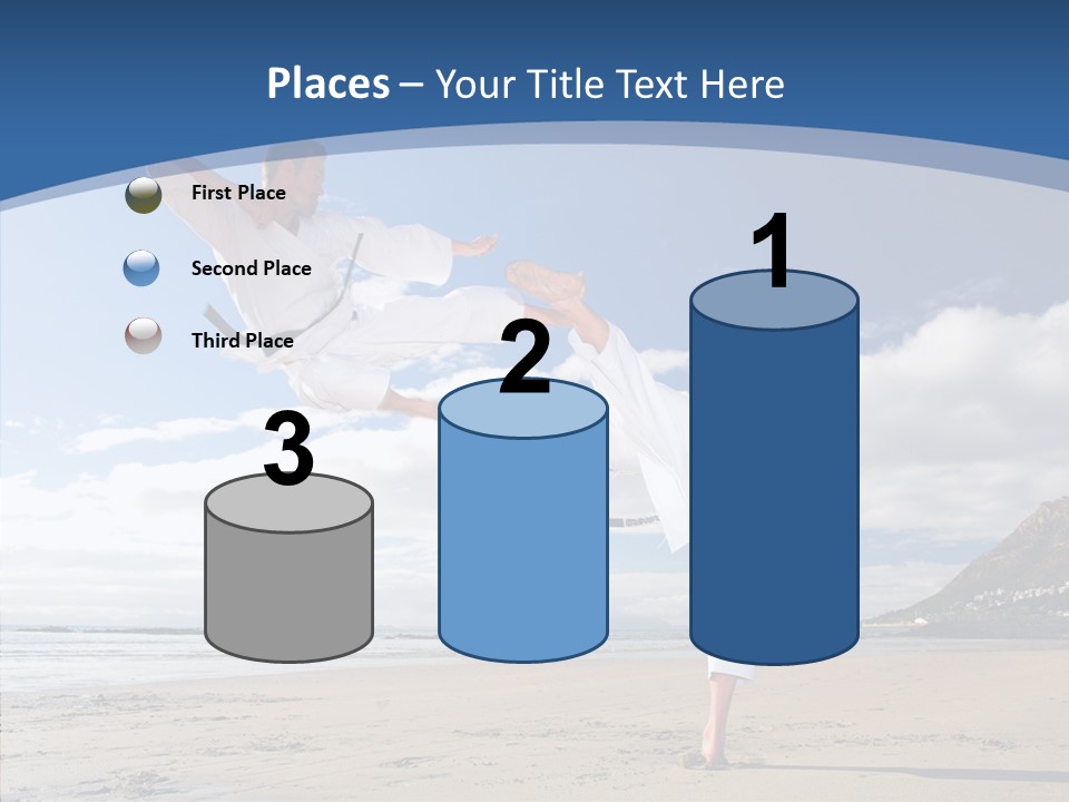 Warrior Fitness Coast PowerPoint Template
