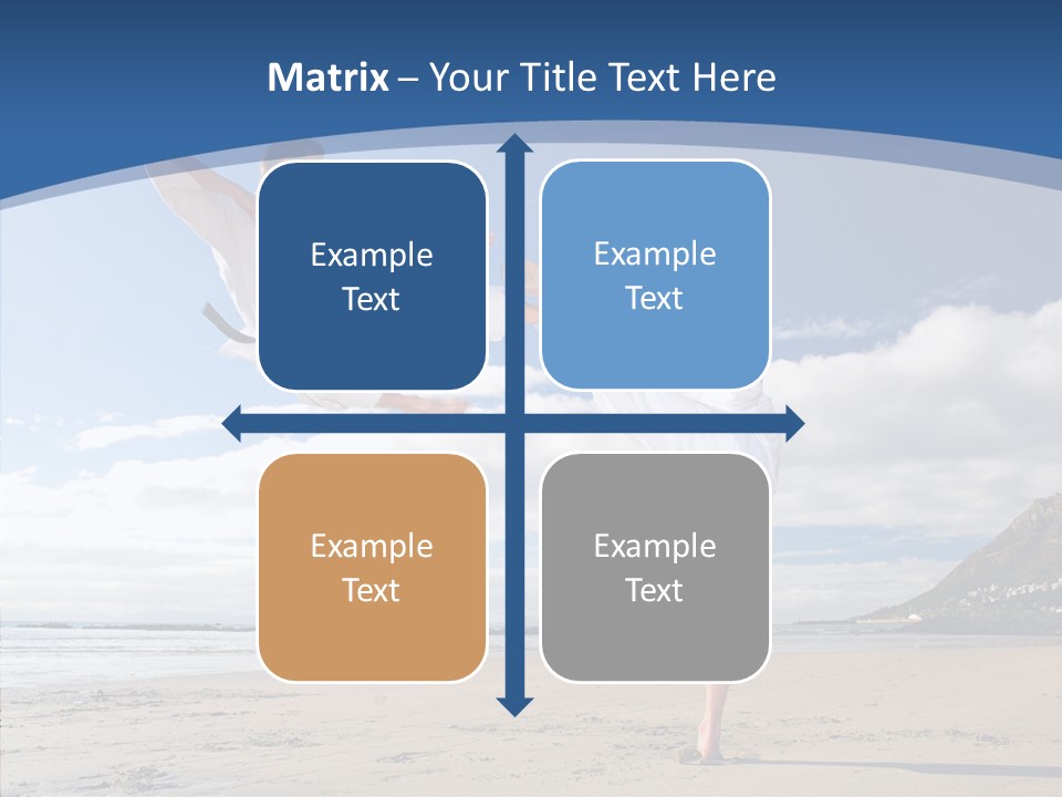 Warrior Fitness Coast PowerPoint Template