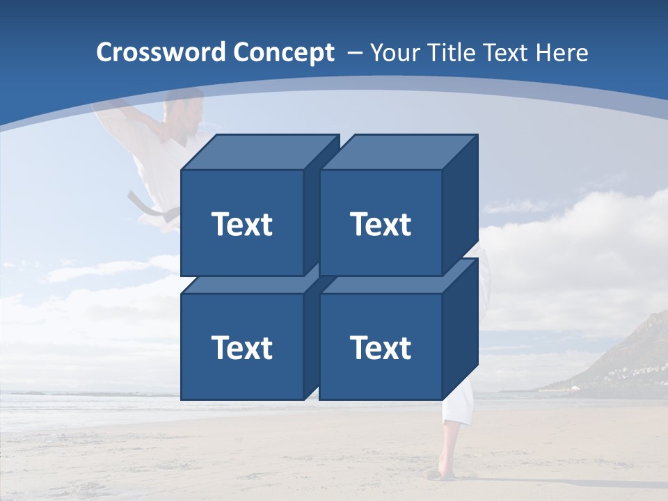Warrior Fitness Coast PowerPoint Template