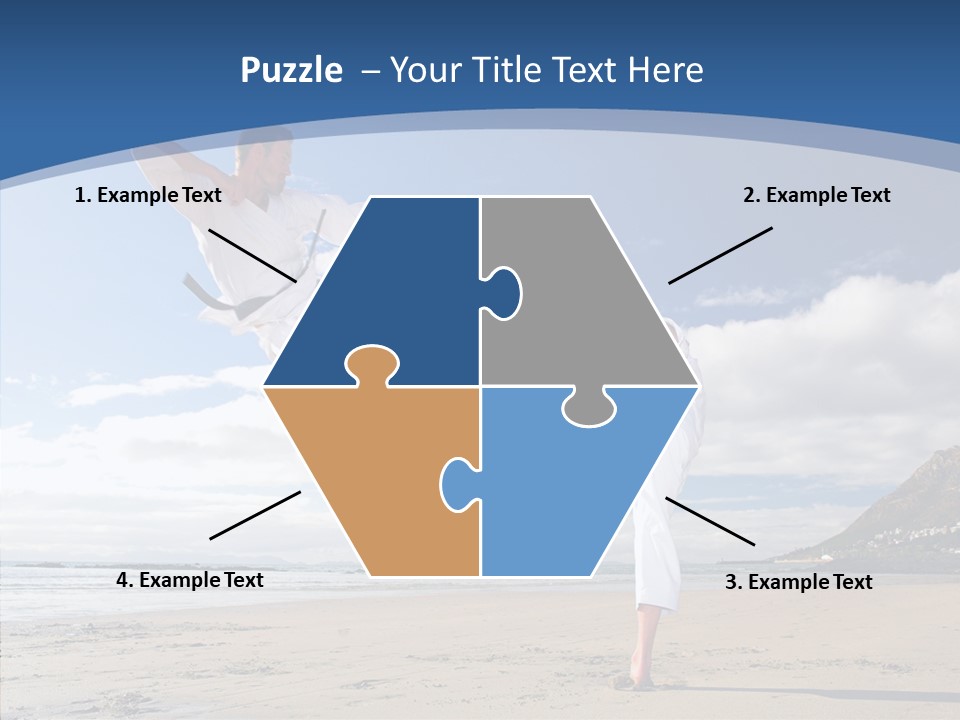 Warrior Fitness Coast PowerPoint Template