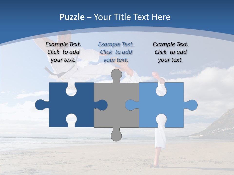 Warrior Fitness Coast PowerPoint Template