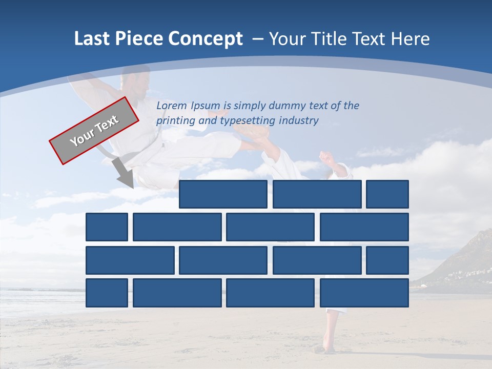 Warrior Fitness Coast PowerPoint Template