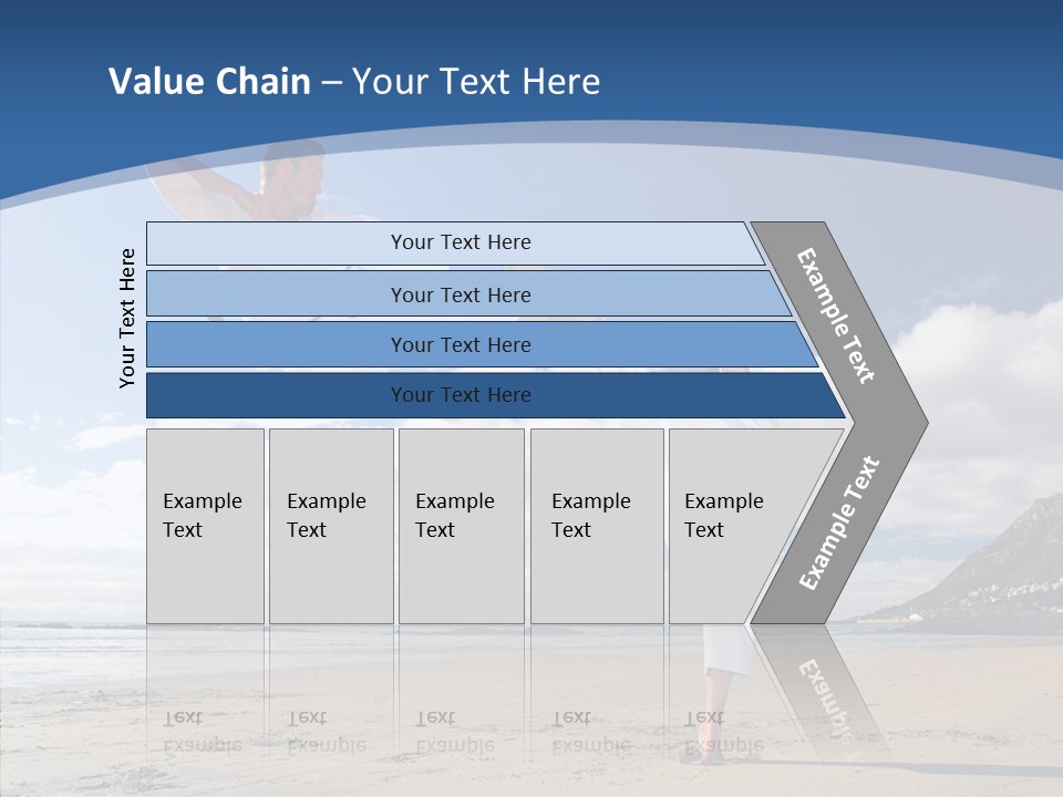 Warrior Fitness Coast PowerPoint Template