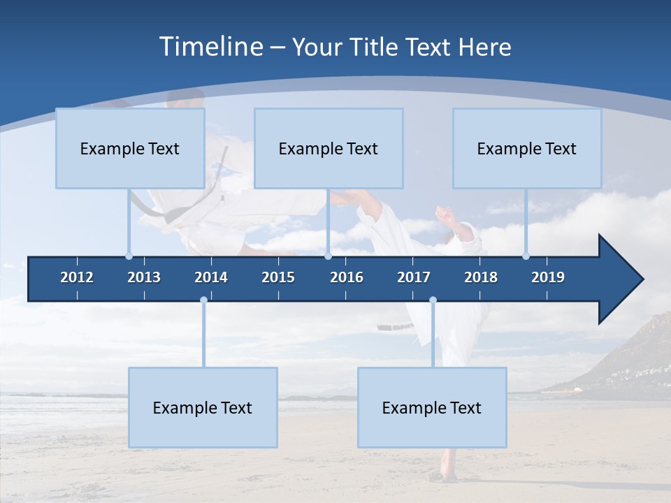 Warrior Fitness Coast PowerPoint Template