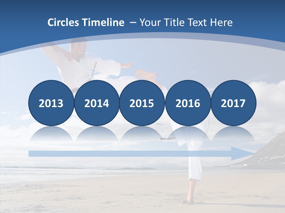 Warrior Fitness Coast PowerPoint Template