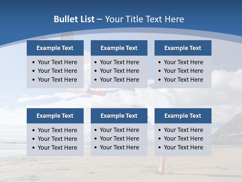 Warrior Fitness Coast PowerPoint Template