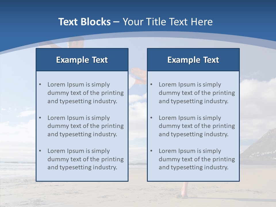 Warrior Fitness Coast PowerPoint Template