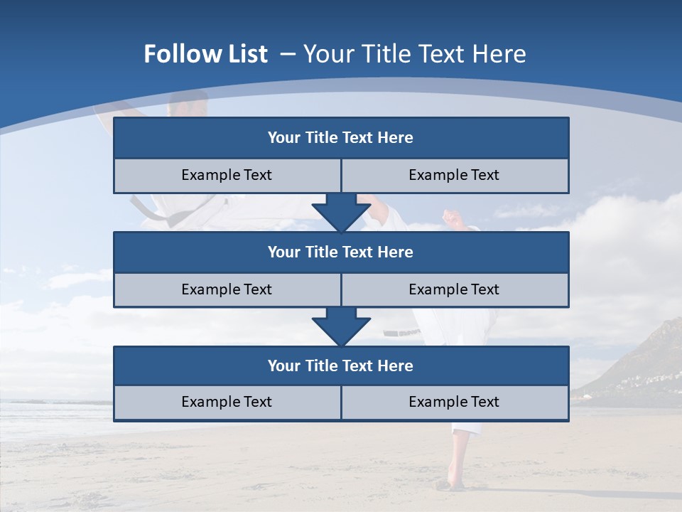Warrior Fitness Coast PowerPoint Template