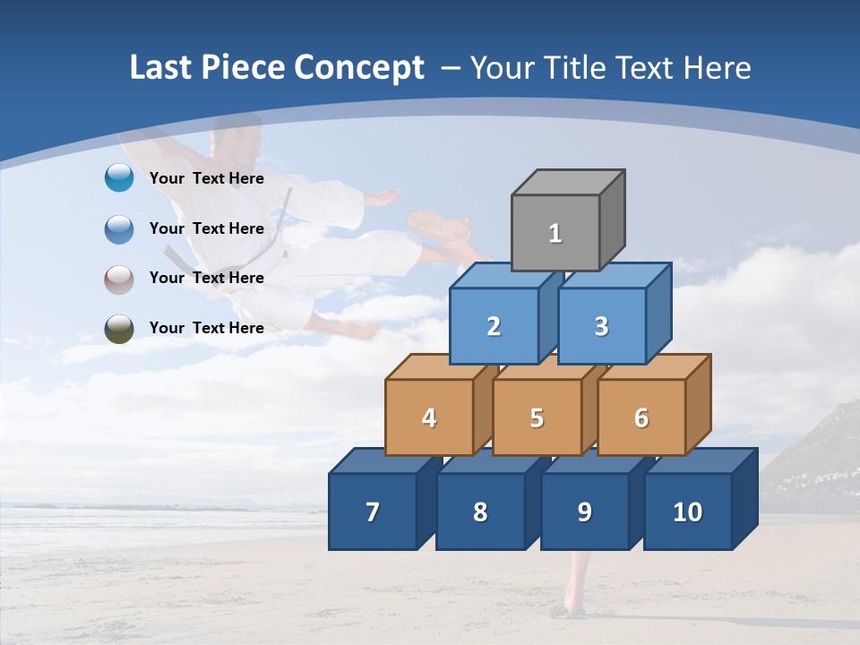 Warrior Fitness Coast PowerPoint Template