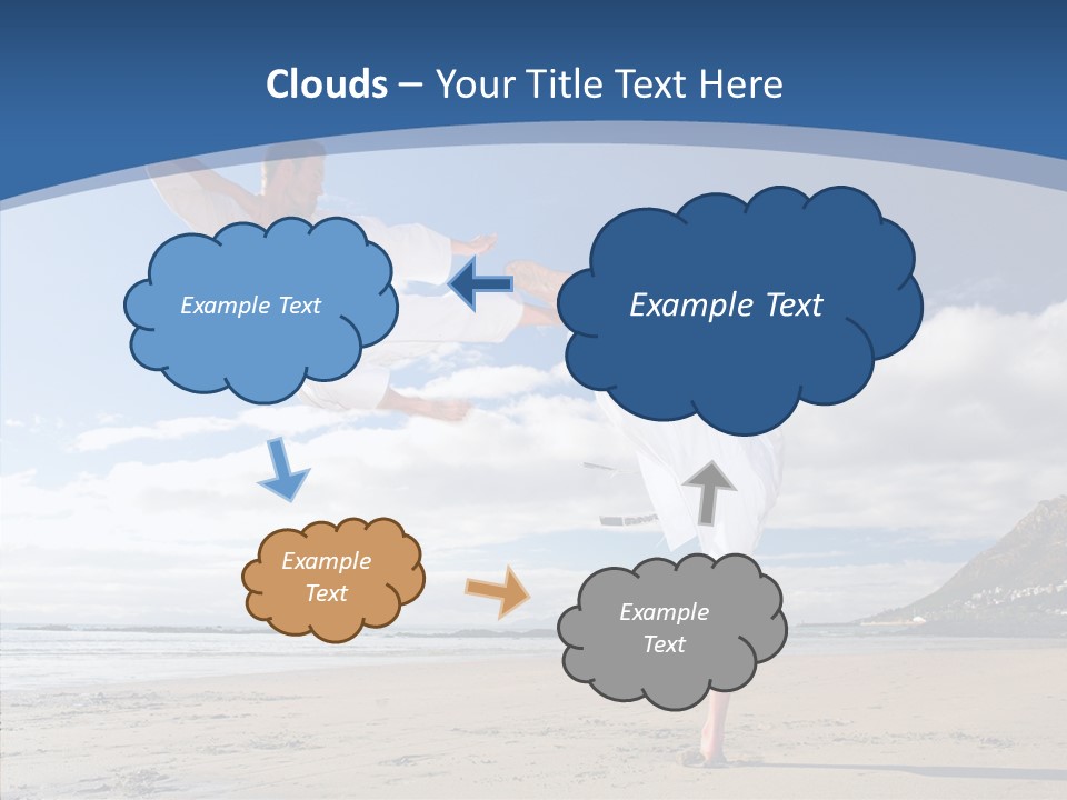 Warrior Fitness Coast PowerPoint Template