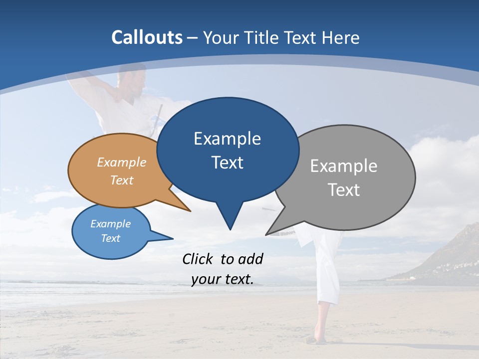 Warrior Fitness Coast PowerPoint Template