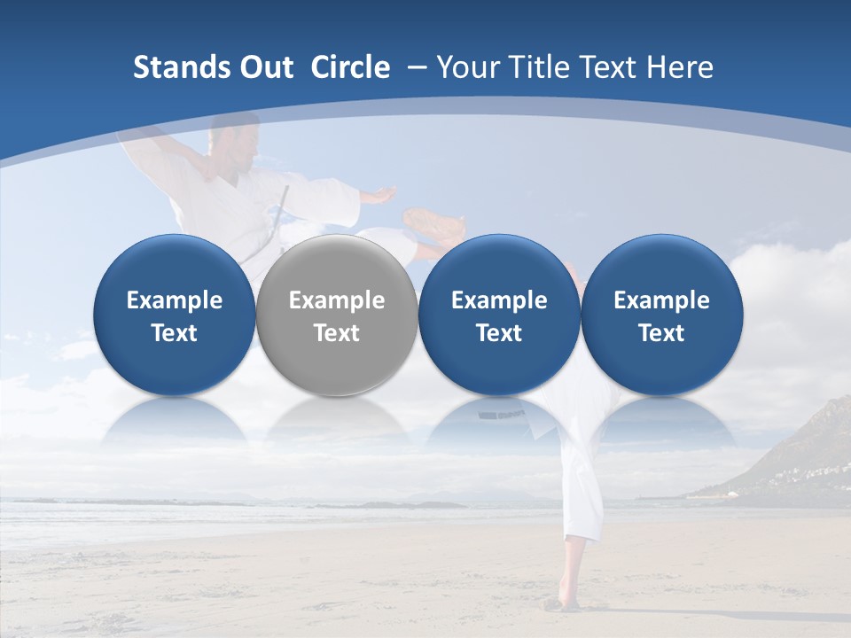 Warrior Fitness Coast PowerPoint Template