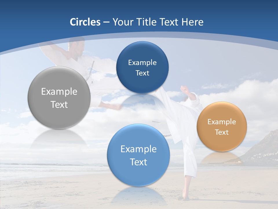 Warrior Fitness Coast PowerPoint Template