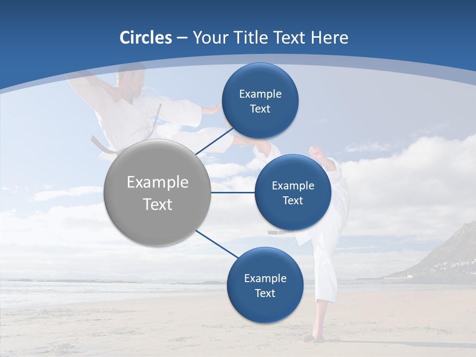 Warrior Fitness Coast PowerPoint Template