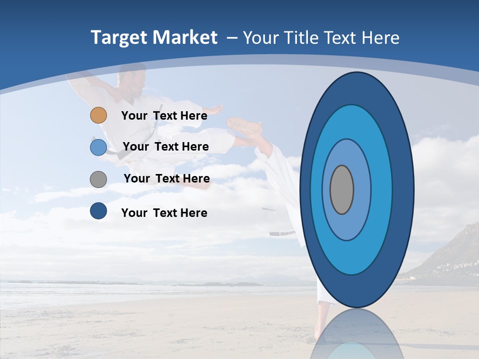 Warrior Fitness Coast PowerPoint Template