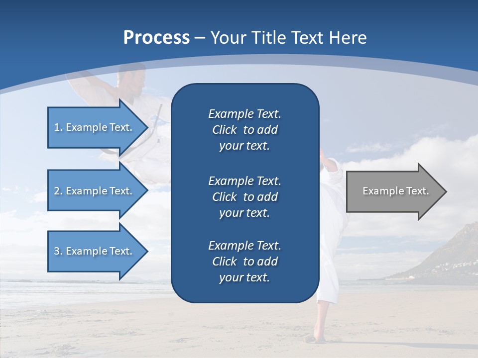 Warrior Fitness Coast PowerPoint Template