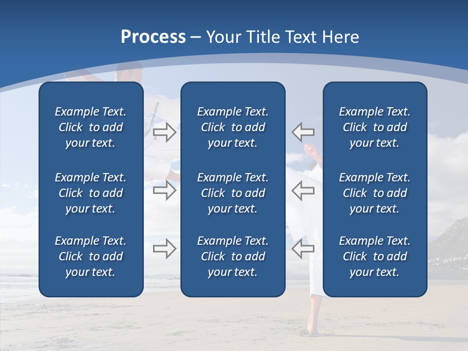 Warrior Fitness Coast PowerPoint Template