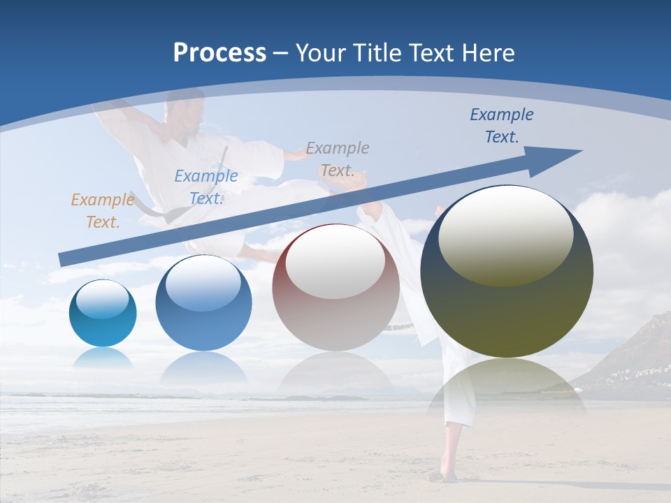 Warrior Fitness Coast PowerPoint Template