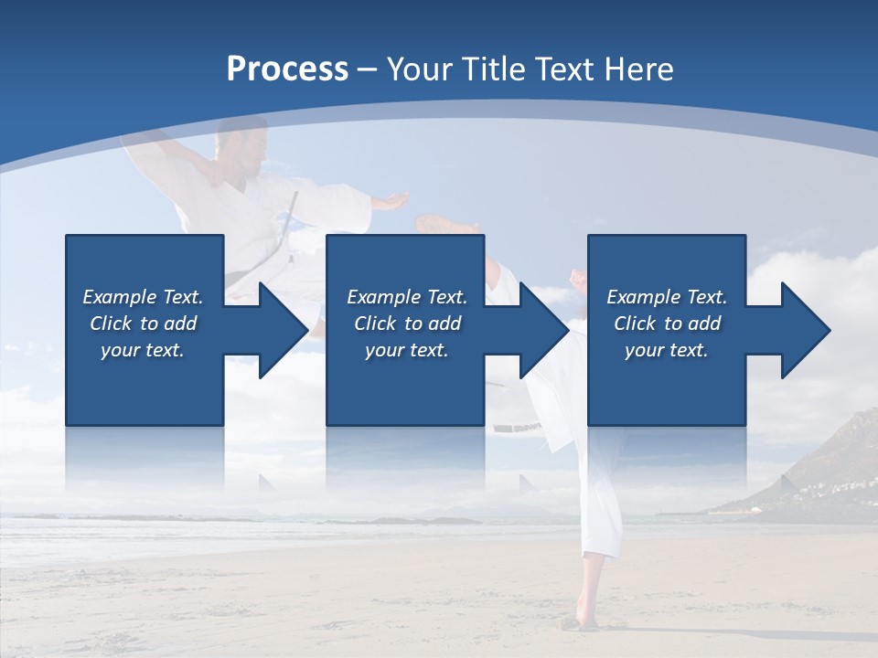 Warrior Fitness Coast PowerPoint Template