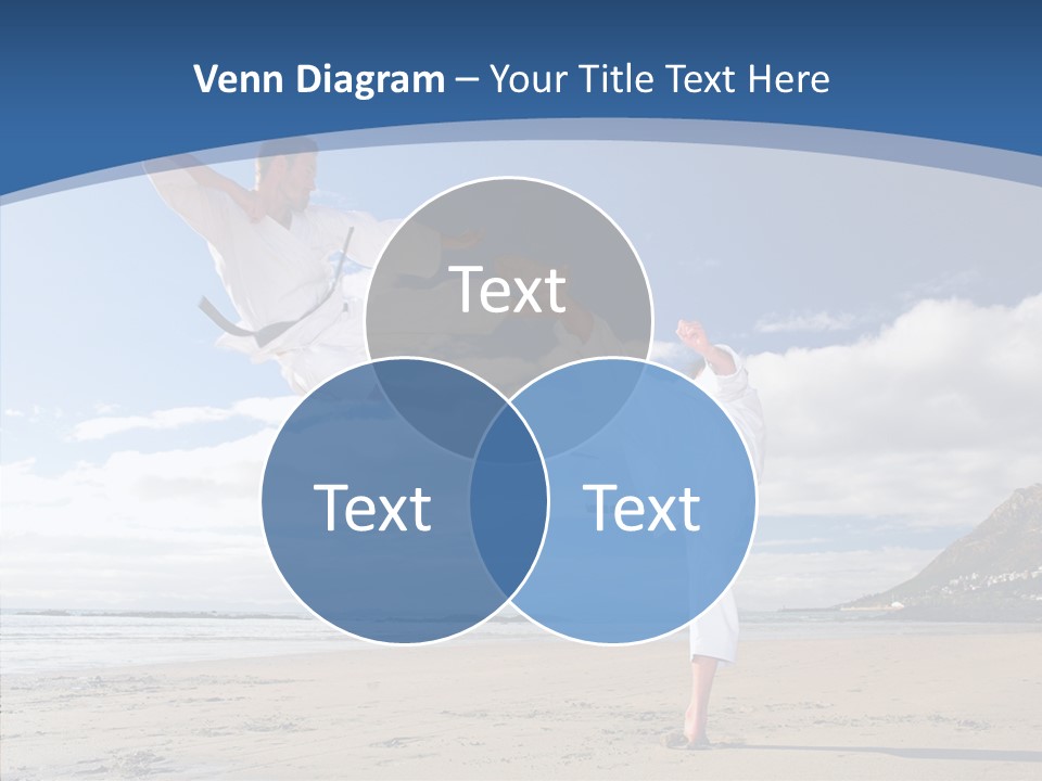 Warrior Fitness Coast PowerPoint Template
