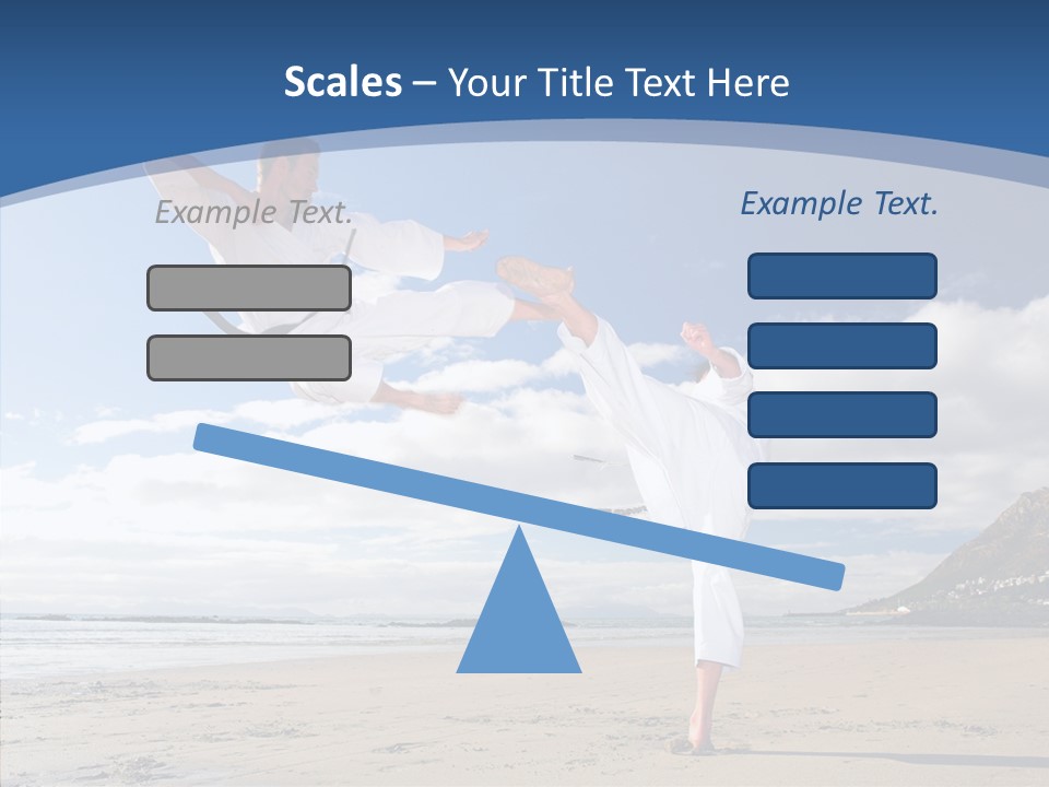 Warrior Fitness Coast PowerPoint Template
