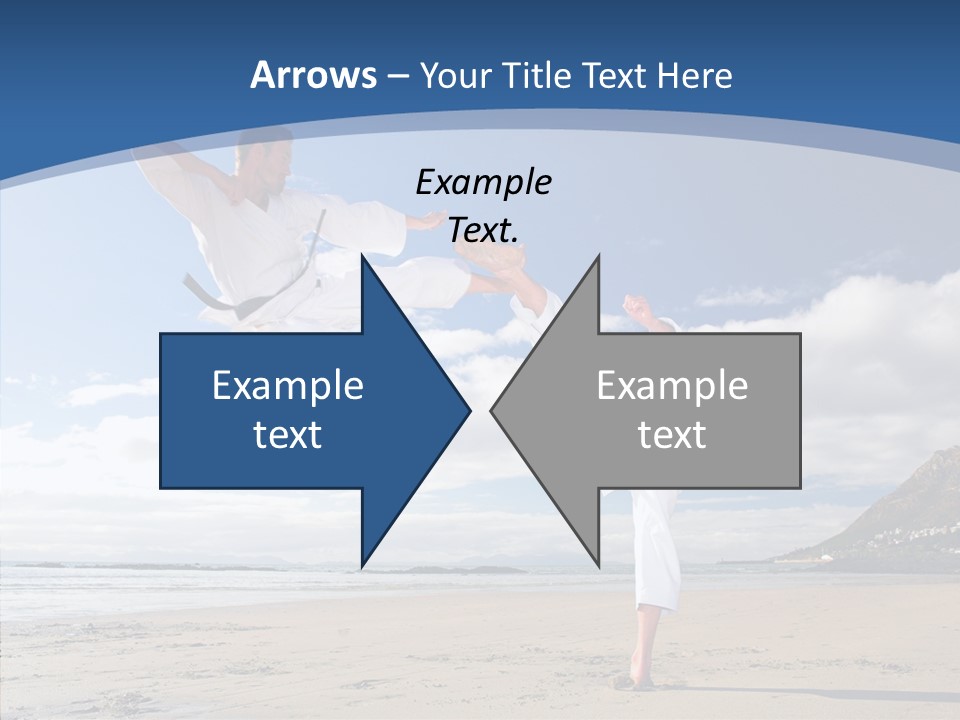 Warrior Fitness Coast PowerPoint Template