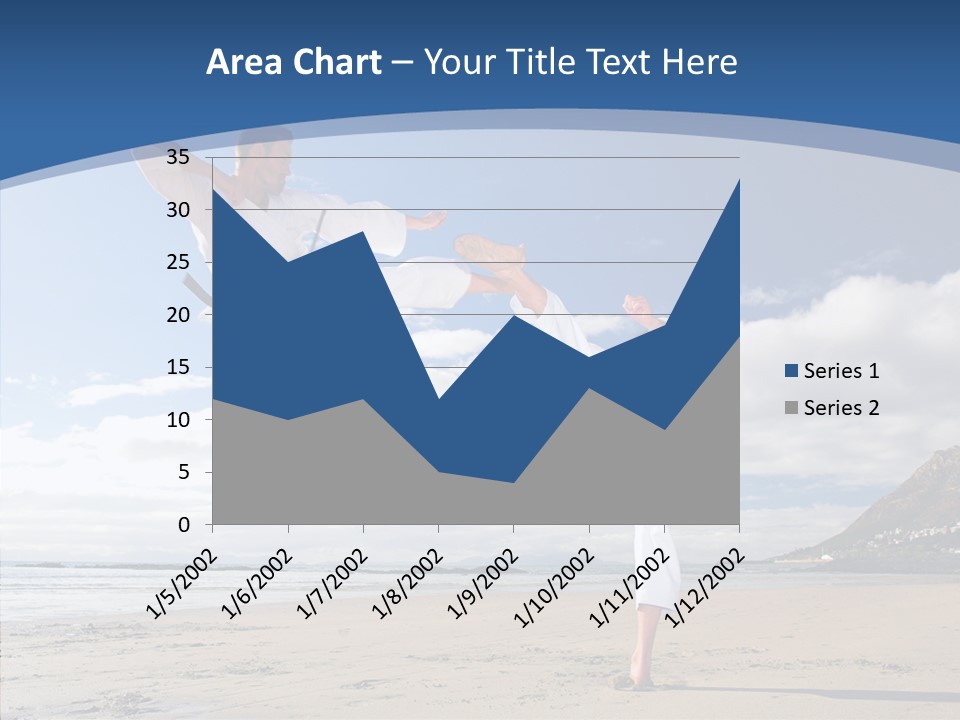 Warrior Fitness Coast PowerPoint Template